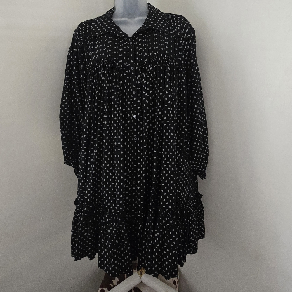 FREE PEOPLE Full Swing Mini Dress/Tunic w/Removable Slip - Picture 2 of 11